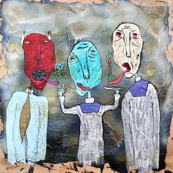 "Exorcism" 24 x 24
