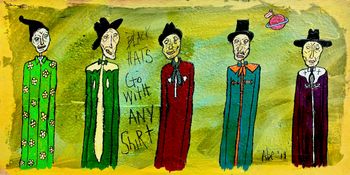 "Black Hats" 24 x 12
