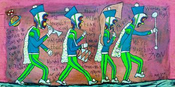 " Marching To Zion" 24 x 12
