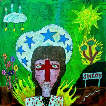 "Gram Parsons - 2" 24 x 24
