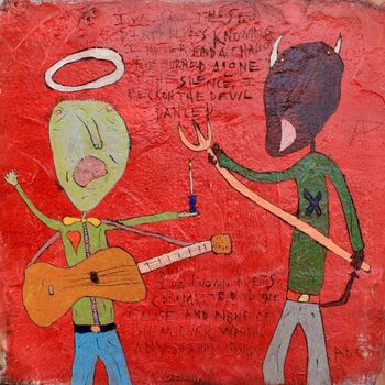" Poets, Committed to the Cause" 12 x 12
