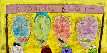"Kissing Booth" 24 x 12
