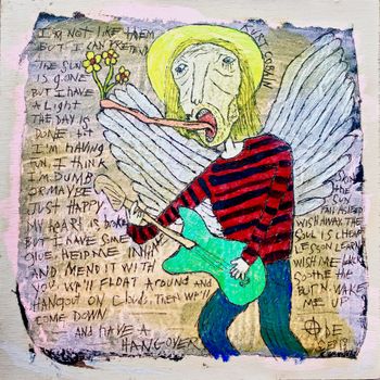 "Kurt Cobain" 12 x 12
