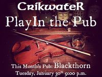 Crikwater PlayIn the Pub