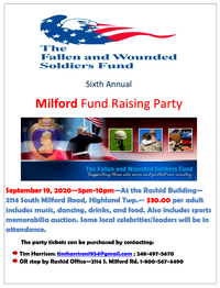 Fallen and Wounded Soldiers Fund Raising Party