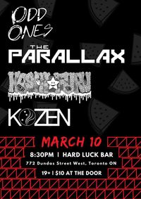 Oddones, The Parallax, Hoshi Furu & Kozen at the Hard Luck