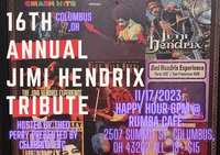 16th Annual Jimi Hendrix Tribute (Happy Hour) at Rumba Cafe, Columbus, Ohio