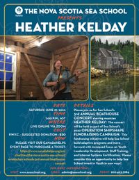 Zoom Boathouse Concert - Benefit for the Nova Scotia Sea SChool 