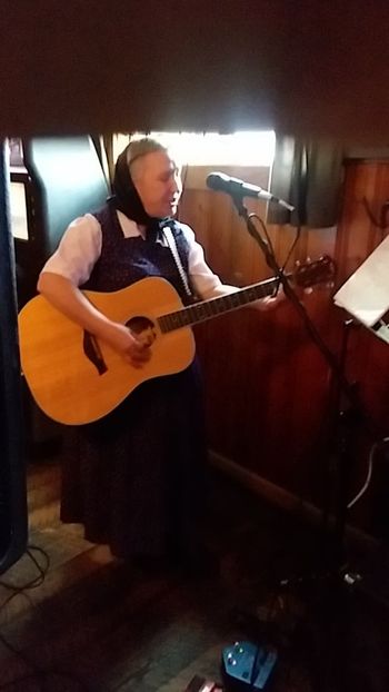 Judy, The Hutterite. In her words "We're like The Amish, but cooler." Stanford, Montana
