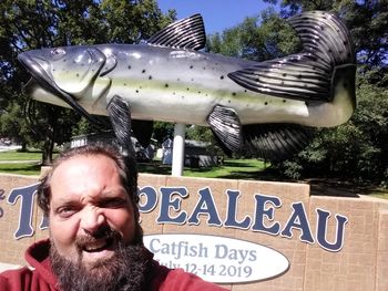 A very bright day in Trempealeau, Wisconsin
