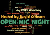 Weekly Open Mic at The Bristol (hosted by David O'Hearn)