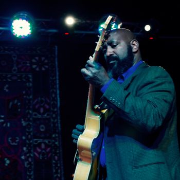 Ken Williams on guitar, Sam's Burger Joint Swing Night 1/15/18
