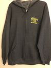 Hoodie Dark Gray Zippered 50th Anniversary Tour