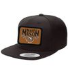 Black w/Brown Patch Hat