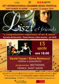 David Yonan, Violin-Elena Matteucci, Piano-Rome Recital