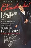 Autographed "Thank God It's Christmas Livestream Concert" Poster (Limited Edition)