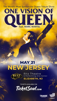 ONE VISION OF QUEEN feat. MARC MARTEL  - One of the world's most spectacular Queen Tribute Show
