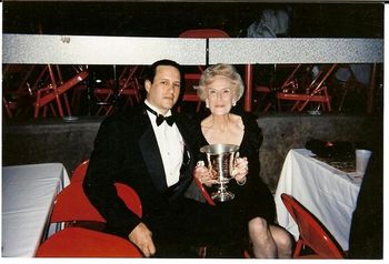 My vocal teacher, the late Judy Davis, and the man who managed her life, George
