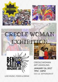 Creole Woman Art Unveiling