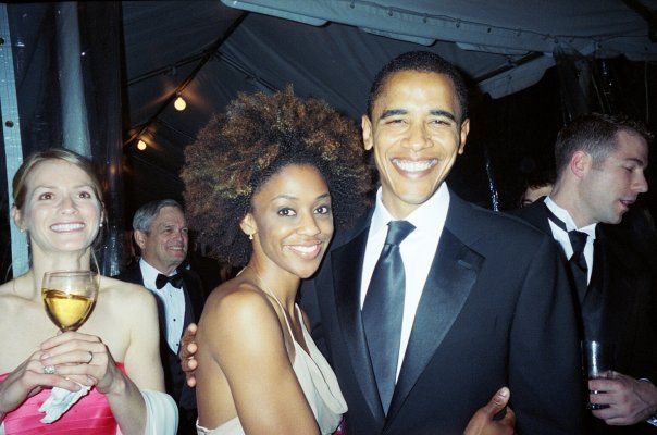 President Obama & Nadia Turner
