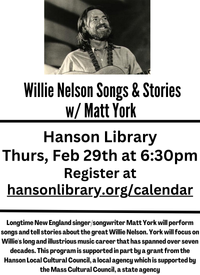 Matt York - Songs & Stories: The Wisdom of Willie Nelson