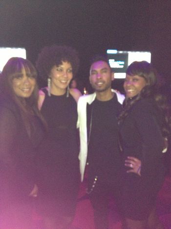 Cheryl Pepsii Riley, Cossandra Kellam, Miguel & myself.
