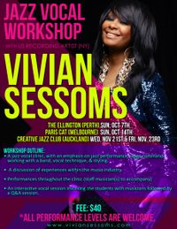 Jazz Vocal Workshop With Vivian Sessoms