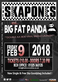 The Skapones & Big Fat Panda -  7" Vinyl Single Release Party Part 1