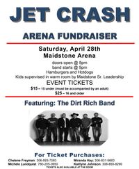 Jet Crash Arena Fundraiser 