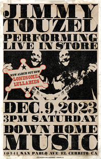 Jimmy Touzel "Lonesome Lullabies" in store performance and feature