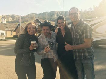Signing CDs in the steets of Medora!
