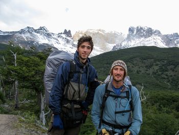 Leland and I trekking the Torres Del Paine Circuit, Patagonia, Chile
