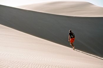 Hiking the Great Sand Dunes, Colorado
