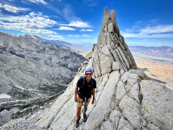 Nearing the summit of 12,955ft Lone Pine Peak. Eastern Sierra
