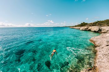 Exploring the beautiful coast of Bonaire
