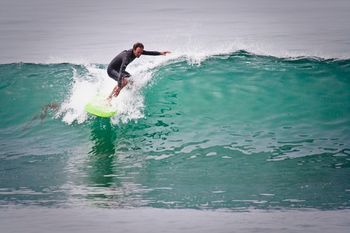 Surfing Trestles, Southern California
