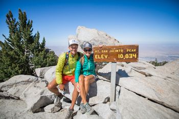 Court and I at the summit of Mt. San Jacinto

