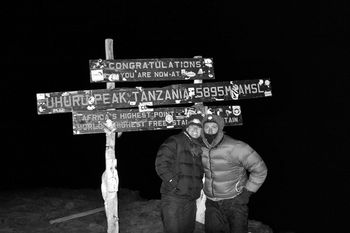 Summit of 19,340ft Mt. Kilimanjaro Tanzania, Africa
