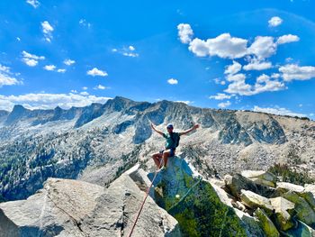 Summit of Crystal Crag in Mammoth, CA
