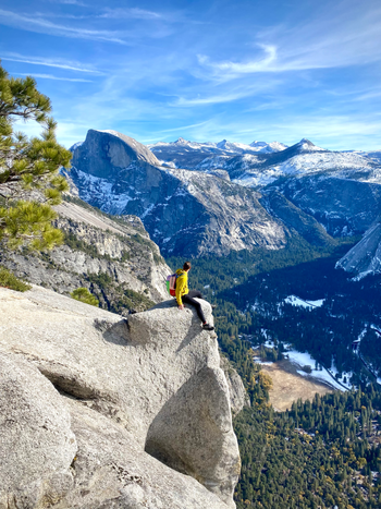 Atop Yosemite Point, Yosemite California.
