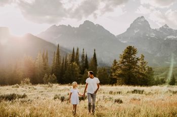 Scarlett and I, Grand Teton National Park
