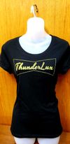 ThunderLux Black T-shirt w Yellow Logo Mens & Womens