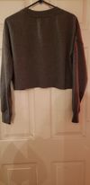 Women's Crop Paladins Gray Sweatshirt Medium