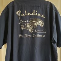 Navy Blue Mens 2XL Paladins Work Shirt