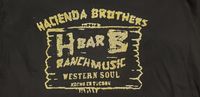 Hacienda Brothers T-shirt BLACK / Gold sparkle