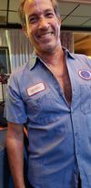 Men's Small Work Shirt "Speedy Esso"