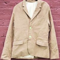 CUSTOM green/burgandy jacket Size S