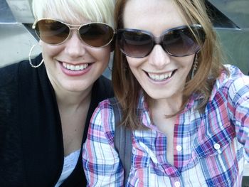 With my pal Shannah in LA.  This was after an afternoon wine tasting.  We were feeling goooood.
