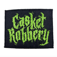 Embroidered Green Logo Patch - Stacked Logo