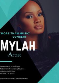 Mylah @ the More Than Music concert